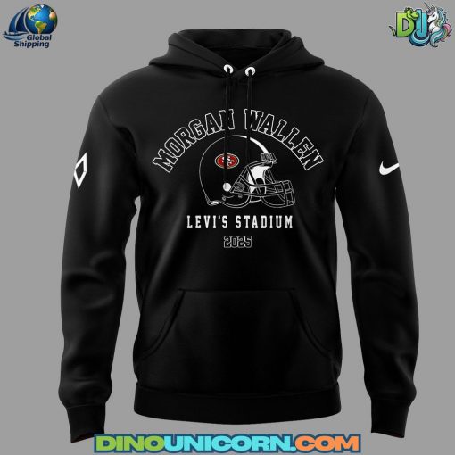 San Francisco 49ers NFL x Morgan Wallen Black Hoodie