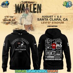 San Francisco 49ers NFL x Morgan Wallen Black Hoodie