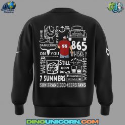 San Francisco 49ers NFL x Morgan Wallen Black Sweatshirt