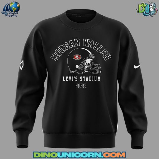 San Francisco 49ers NFL x Morgan Wallen Black Sweatshirt