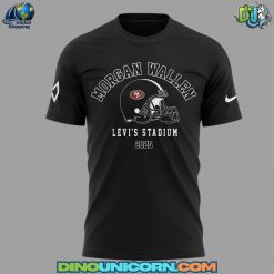 San Francisco 49ers NFL x Morgan Wallen Black Tshirt