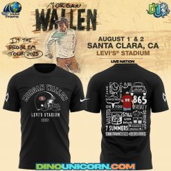 San Francisco 49ers NFL x Morgan Wallen Black T-shirt