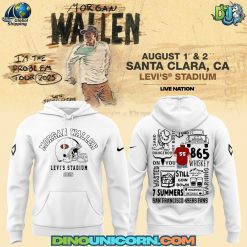 San Francisco 49ers NFL x Morgan Wallen White Hoodie