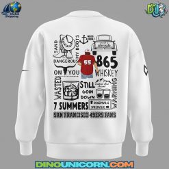 San Francisco 49ers NFL x Morgan Wallen White Sweatshirt