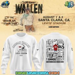 San Francisco 49ers NFL x Morgan Wallen White Sweatshirt