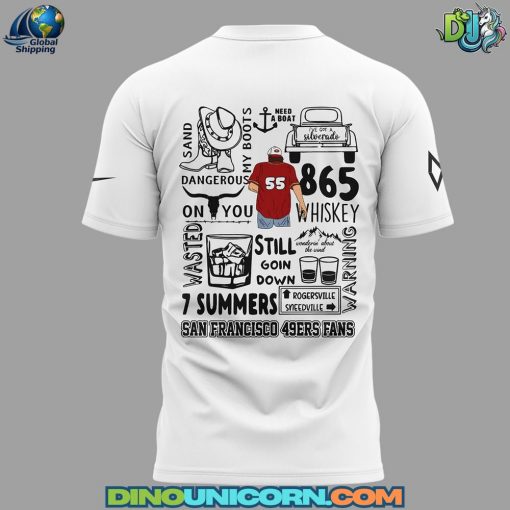 San Francisco 49ers NFL x Morgan Wallen White T-shirt