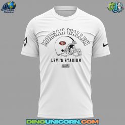 San Francisco 49ers NFL x Morgan Wallen White Tshirt