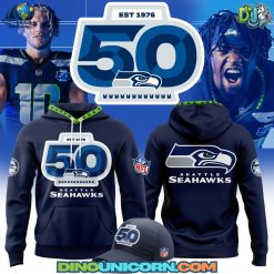Seattle Seahawks NFL 50th Anniversary Football Hoodie