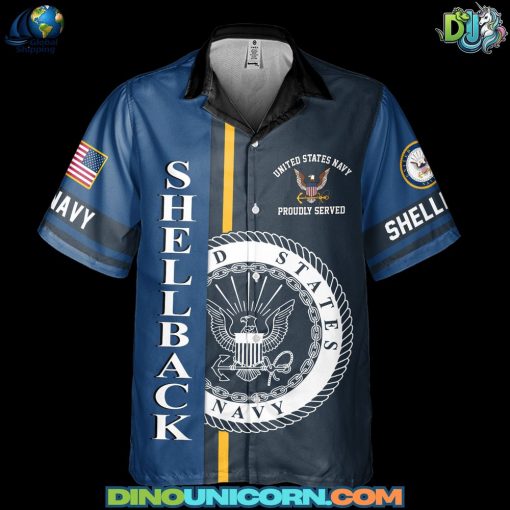 Shellback Ancient Order Of The Deep Hawaiian Shirt