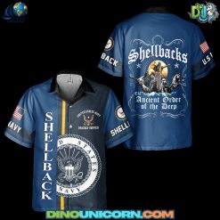 Shellback Ancient Order Of The Deep Hawaiian Shirt