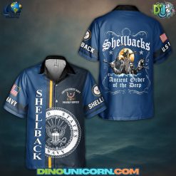 Shellback Ancient Order Of The Deep Hawaiian Shirt