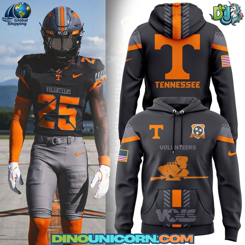 Tennessee Volunteers NCAA Smokey Grey Hoodie Tennessee Volunteers NCAA Smokey Grey Hoodie