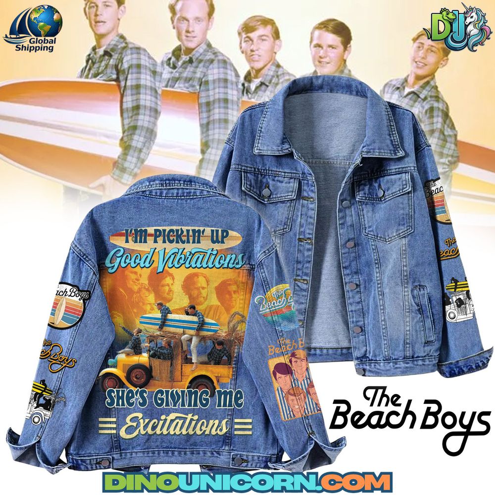 The Beach Boys Denim Jacket The Beach Boys Denim Jacket