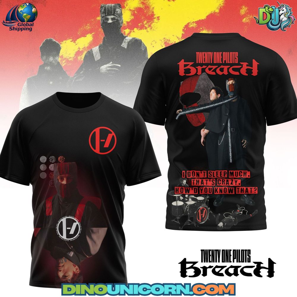 Twenty One Pilots Breach Tshirt Twenty One Pilots Breach T-shirt