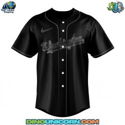Washington Nationals MLB Back In Black Baseball Jersey
