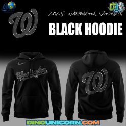 Washington Nationals MLB Back In Black Hoodie