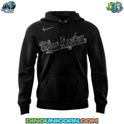 Washington Nationals MLB Back In Black Hoodie