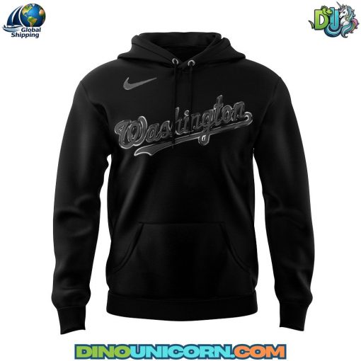 Washington Nationals MLB Back In Black Hoodie