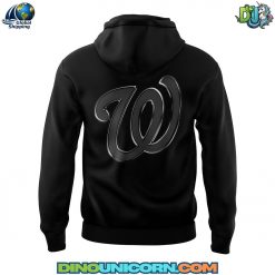 Washington Nationals MLB Back In Black Hoodie