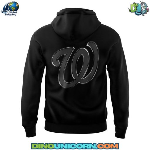 Washington Nationals MLB Back In Black Hoodie
