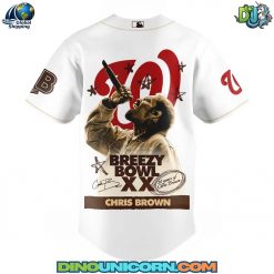 Washington Nationals MLB x Chris Brown Breezy Bowl XX Baseball Jersey