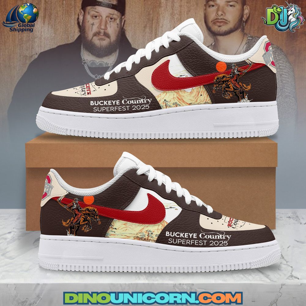Buckeye Country Superfest 2025 Air Force 1 Sneaker Buckeye Country Superfest 2025 Air Force 1 Sneaker