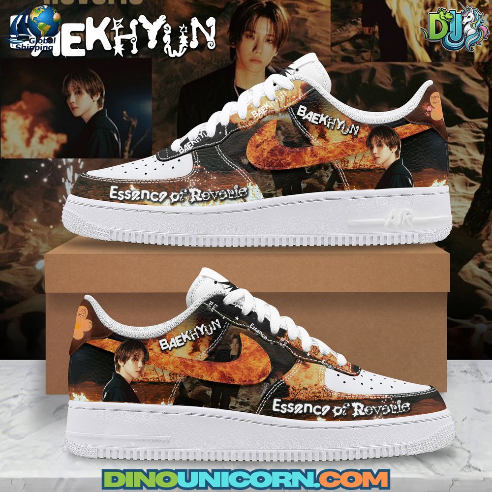 Baekhyun Air Force 1 Sneaker Baekhyun Air Force 1 Sneaker – custom Nike sneakers featuring Baekhyun art print design, limited edition K-pop collectible footwear, stylish fan merchandise casual sneakers for concerts and lifestyle fashion.