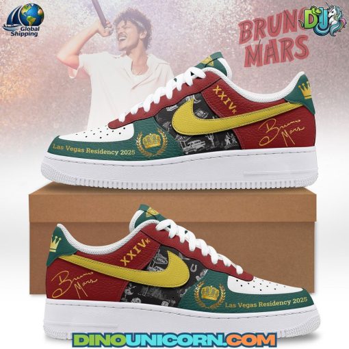 Bruno Mars Las Vegas Residency 2025 Air Force 1 Sneaker