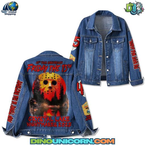 Friday The 13th 45th Anniversary Denim Jacket