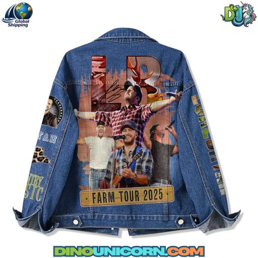 Luke Bryan Farm Tour 2025 Denim Jacket