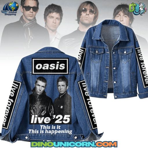 Oasis Band Denim Jacket