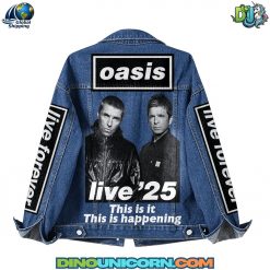Oasis Band Denim Jacket