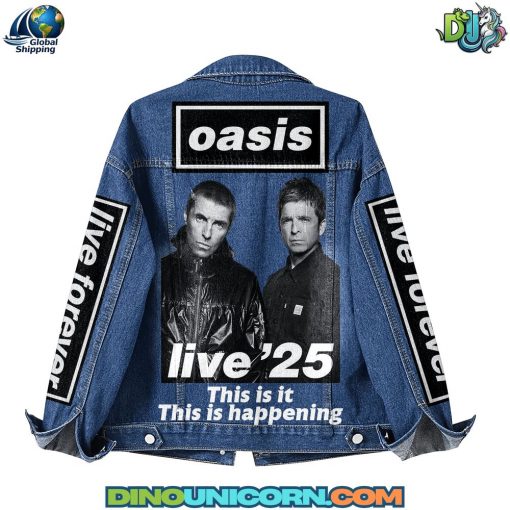 Oasis Band Denim Jacket