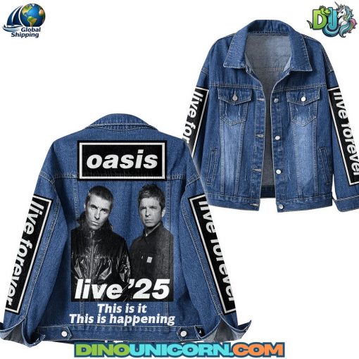 Oasis Band Denim Jacket