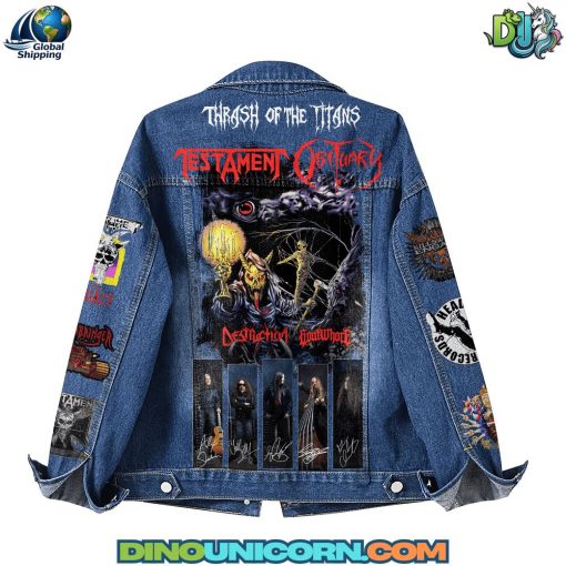 Testament Band Denim Jacket