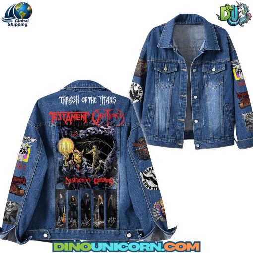 Testament Band Denim Jacket