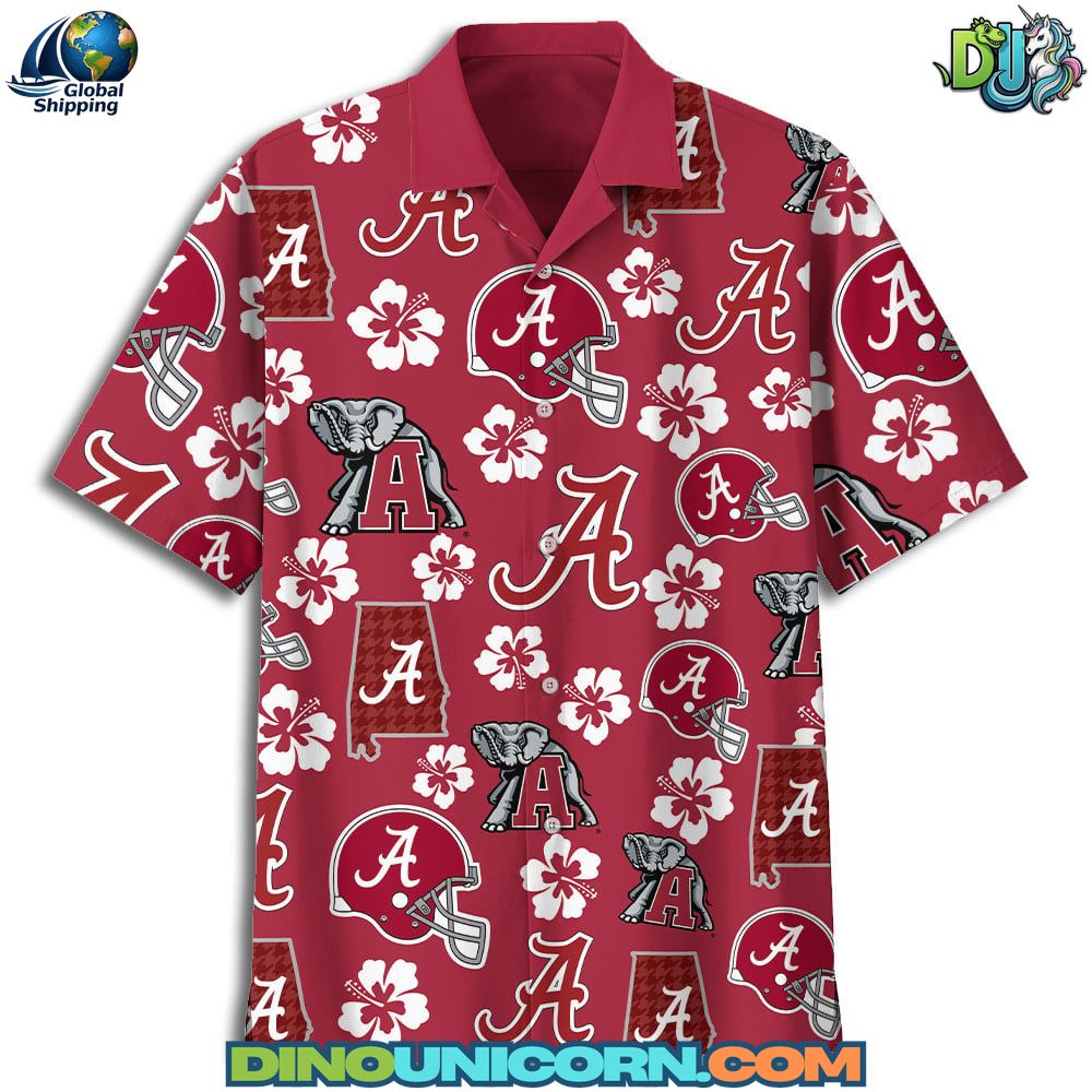 Alabama Crimson Tide Football Hawaiian Shirt Alabama Crimson Tide Football Hawaiian Shirt