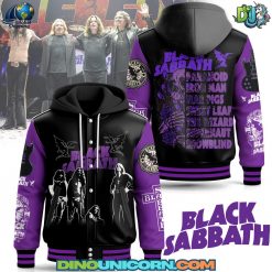 Black Sabbath Hooded Baseball Jacket