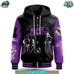 Black Sabbath Hooded Baseball Jacket
