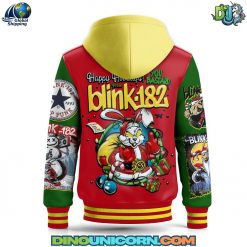 Blink182 Band Hooded Baseball Jacket