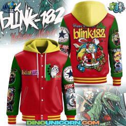 Blink-182 Band Hooded Baseball Jacket