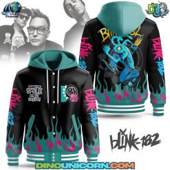 Blink-182 Hooded Baseball Jacket