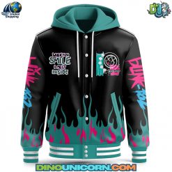 Blink-182 Hooded Baseball Jacket