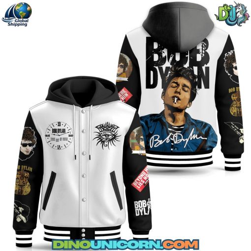 Bob Dylan Hooded Baseball Jacket