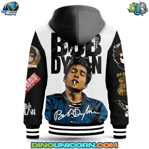 Bob Dylan Hooded Baseball Jacket
