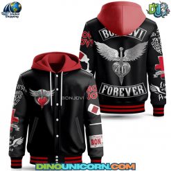Bon Jovi Band Hooded Baseball Jacket