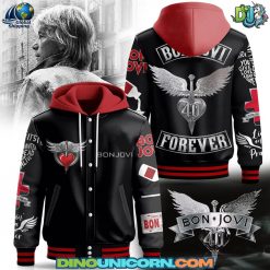 Bon Jovi Band Hooded Baseball Jacket