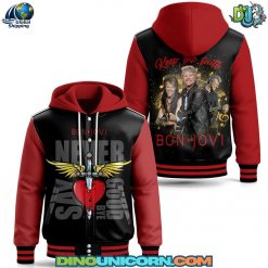 Bon Jovi Hooded Baseball Jacket