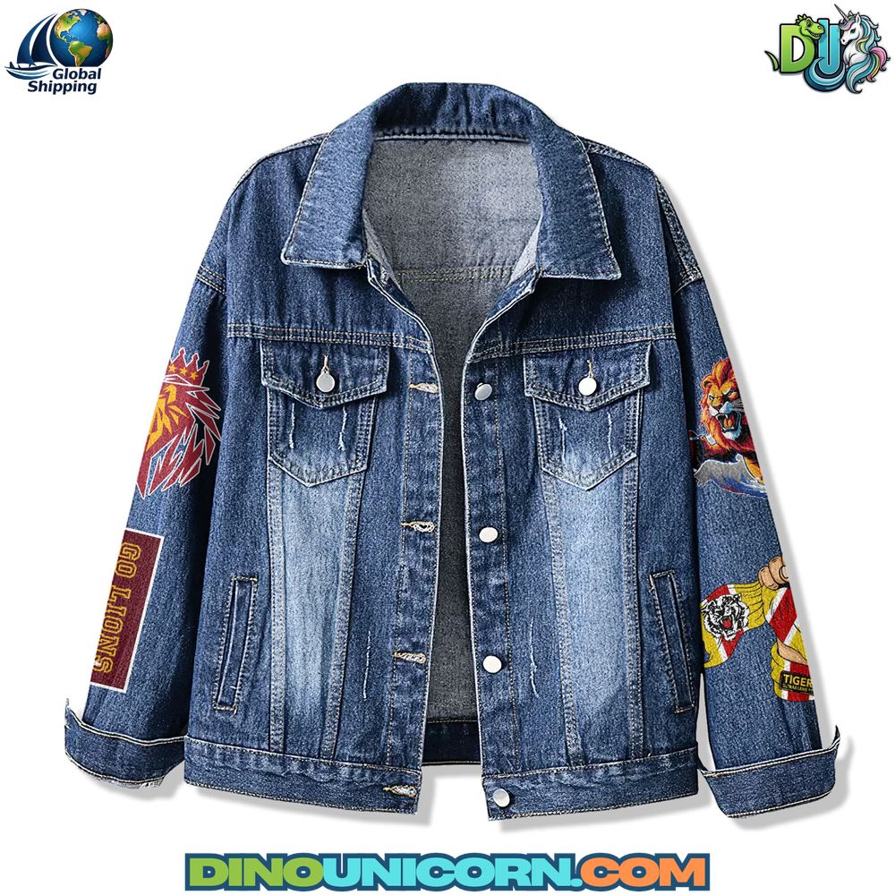 Brisbane Lions Denim Jacket Brisbane Lions Denim Jacket
