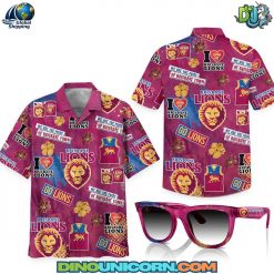 Brisbane Lions Hawaiian Shirt